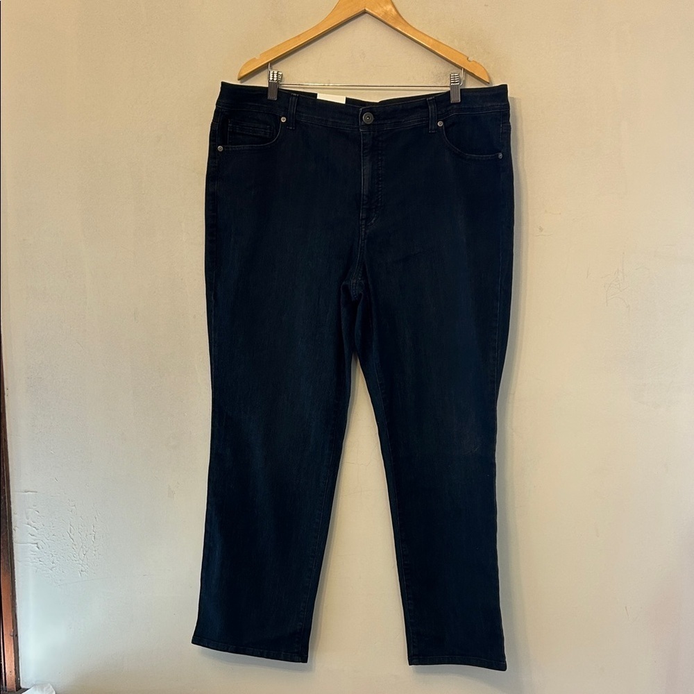 Style & Co straight leg high rise denim jeans Size 20W New